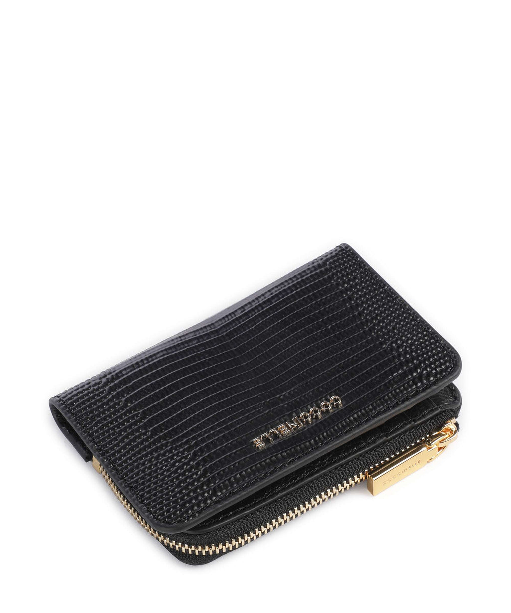 Coccinelle Metallic Lizard Wallet noir