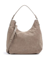 Coccinelle Rebekka Suede Saco de balde warm taupe