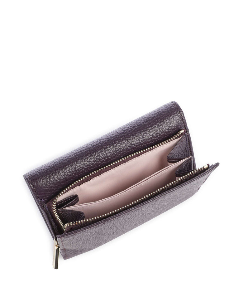 Coccinelle Metallic Soft Wallet prune