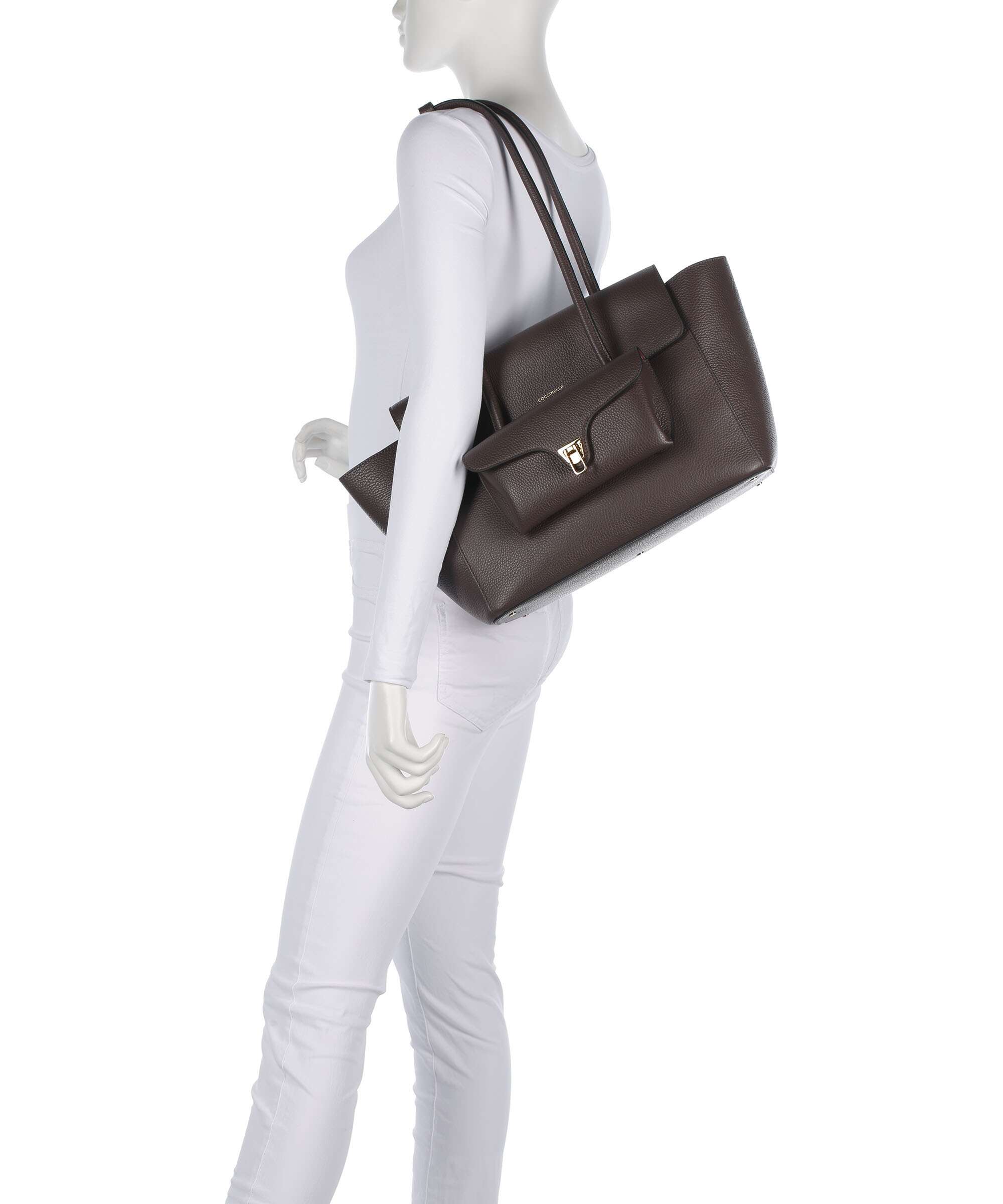 Coccinelle Beat Tote bag brunette