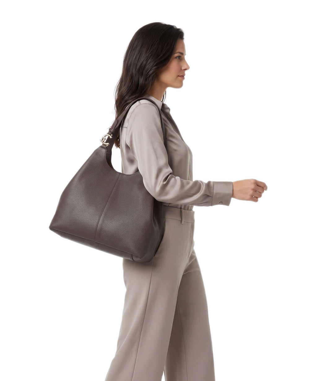Coccinelle C-Easy Hobo bag brunette