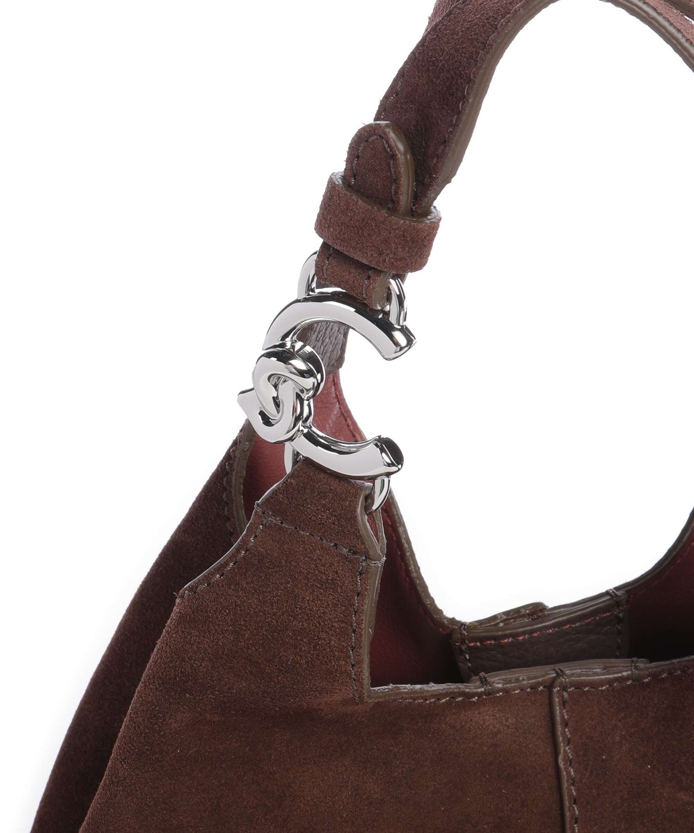 Coccinelle C-Easy Suede Handbag brunette