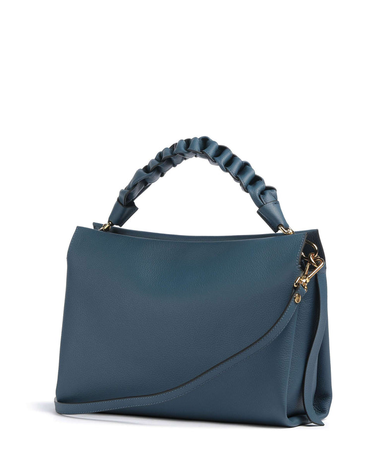Coccinelle Boheme Grana Double Hobo bag deep blue/sandshell