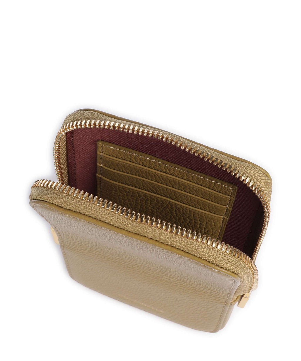 Coccinelle Flor Phone bag seagrass