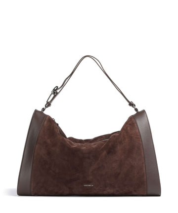 Coccinelle Elinor Suede Saco de balde brunette