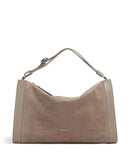 Coccinelle Elinor Suede Saco de balde warm taupe