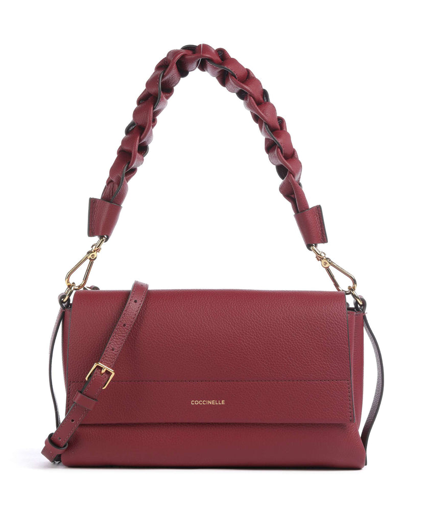 Coccinelle Boheme Grana Double Shoulder bag ribes/prune