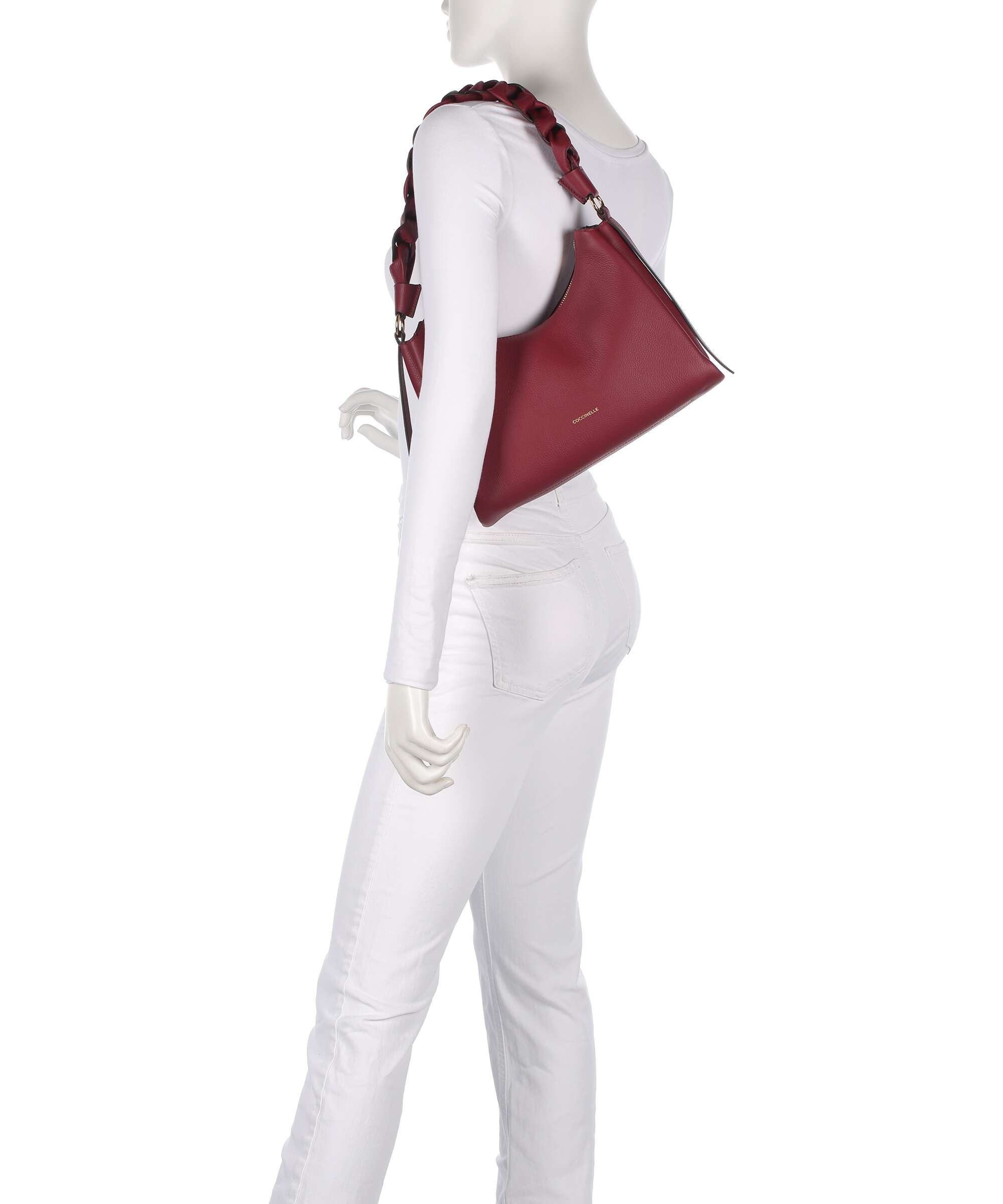 Coccinelle Boheme Grana Double Shoulder bag ribes/prune