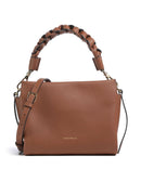 Coccinelle Boheme Grana Double Bolsa cognac/noir