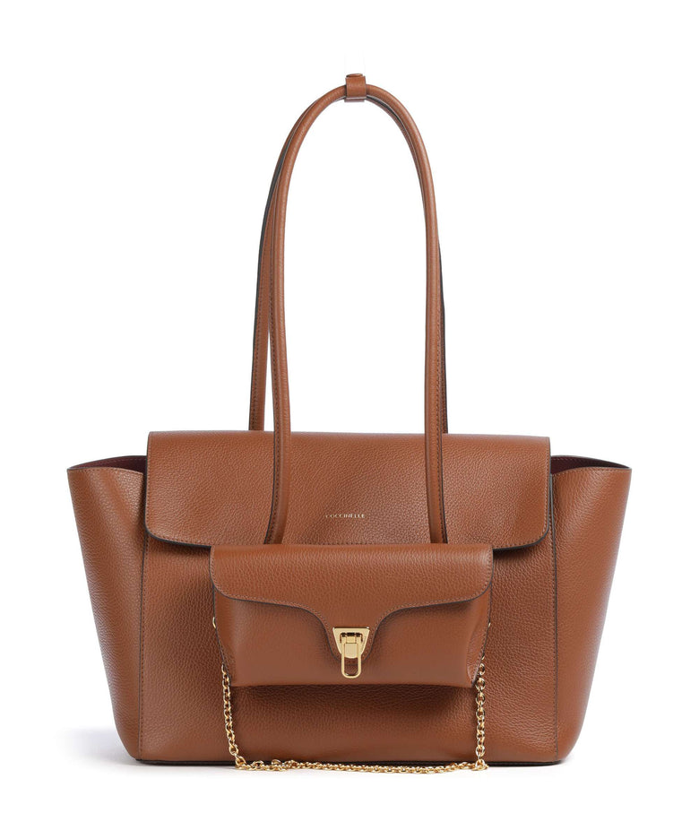 Coccinelle Beat Tote bag cognac