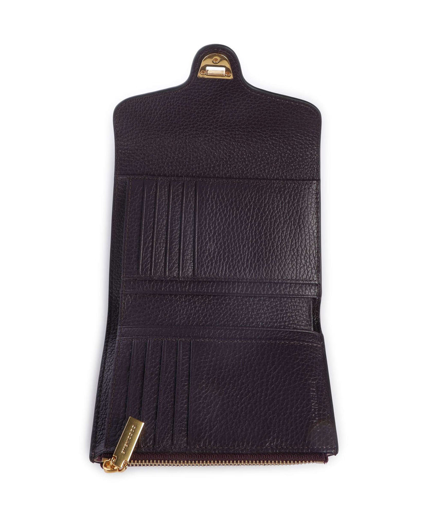 Coccinelle Beat Soft RFID Wallet prune