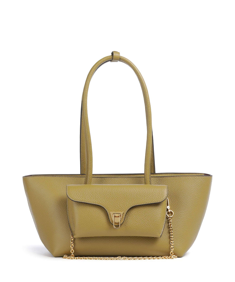 Coccinelle Beat Double Shoulder bag seagrass