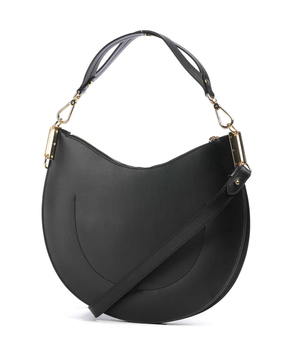 Coccinelle Sunup Monogram Sangallo Hobo bag noir