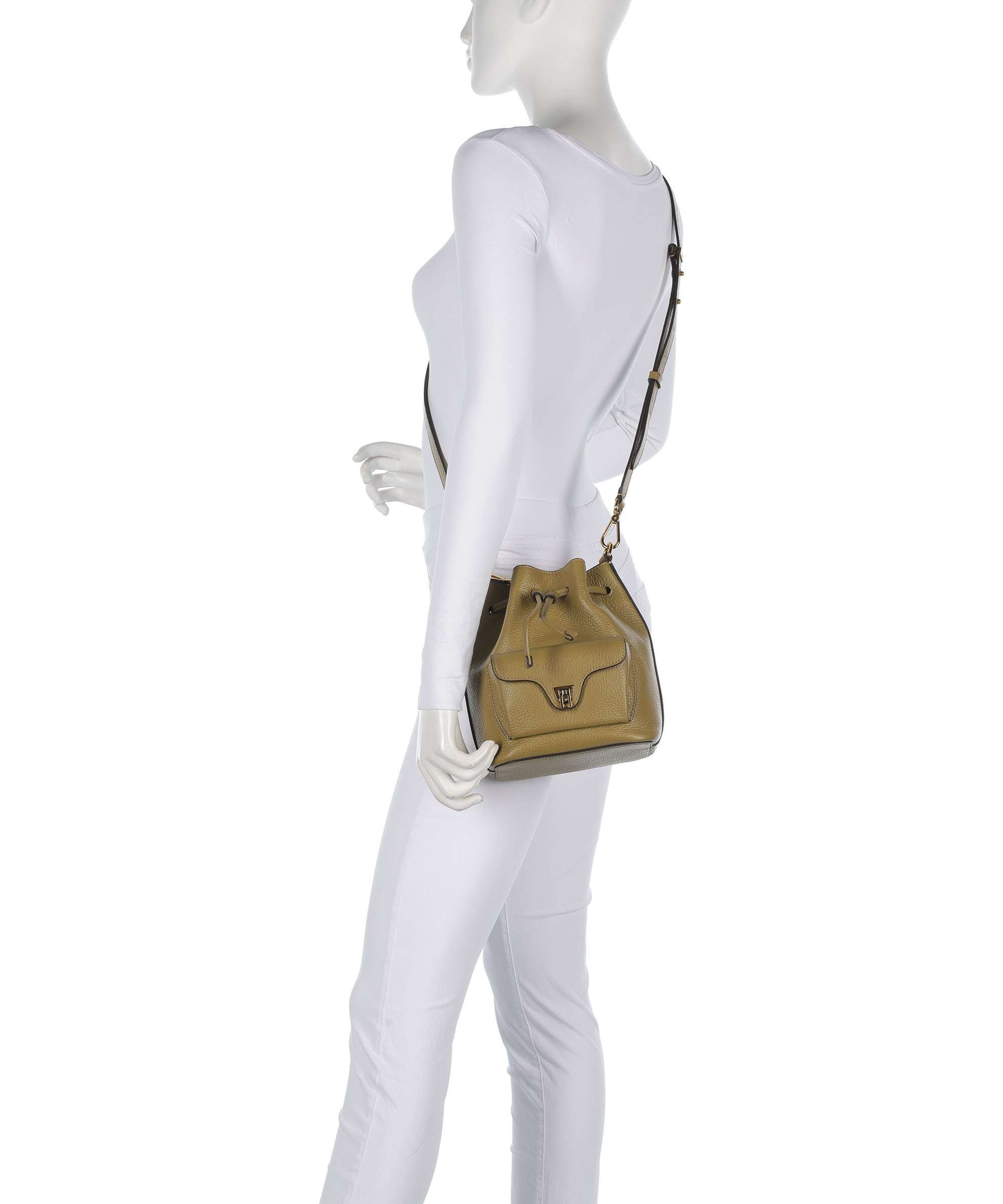 Coccinelle Beat Generation Bucket bag seagrass