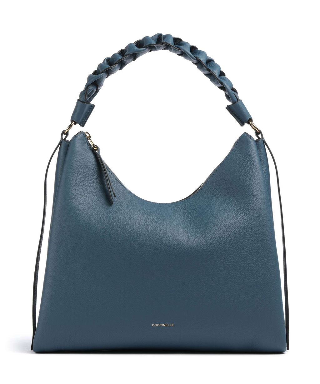 Coccinelle Boheme Grana Double Hobo bag deep blue/sandshell
