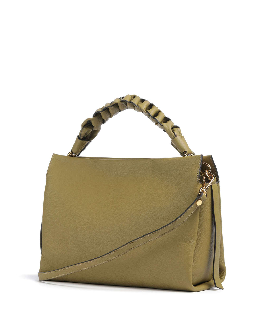 Coccinelle Boheme Grana Double Hobo bag seagrass/sandshell