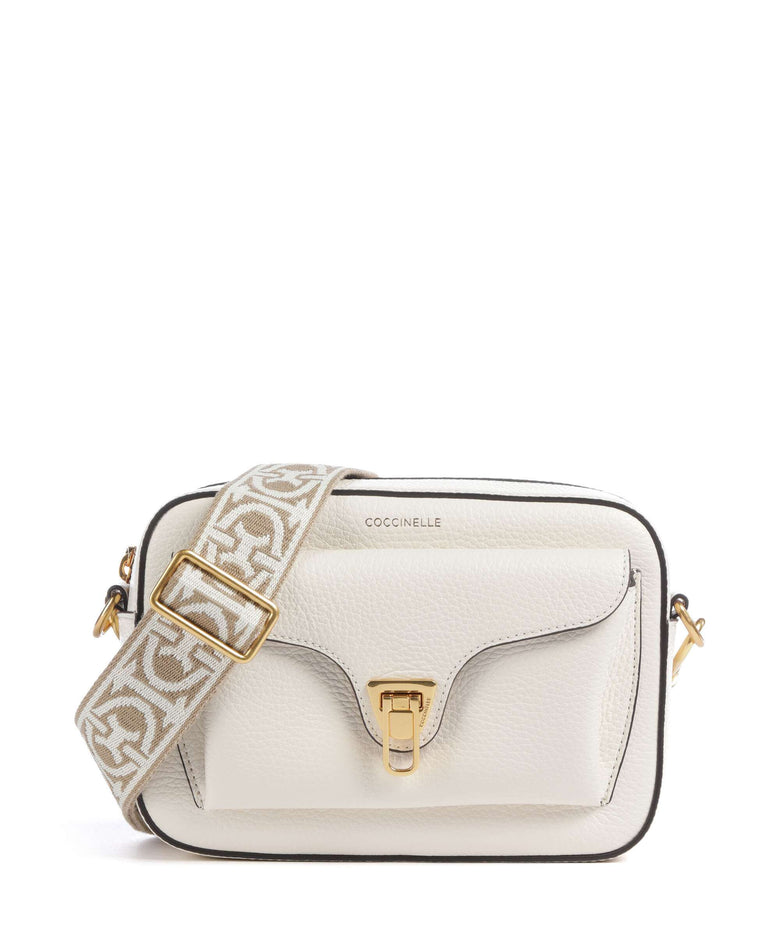 Coccinelle Beat Soft Ribbon Crossbody bag pearl