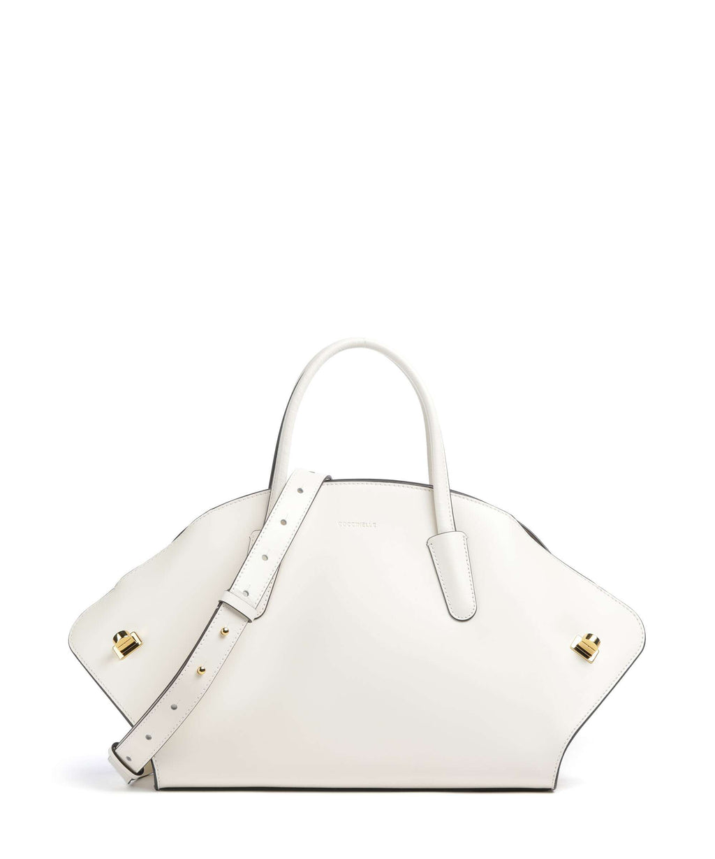 Coccinelle Tylde Calf Handbag pearl