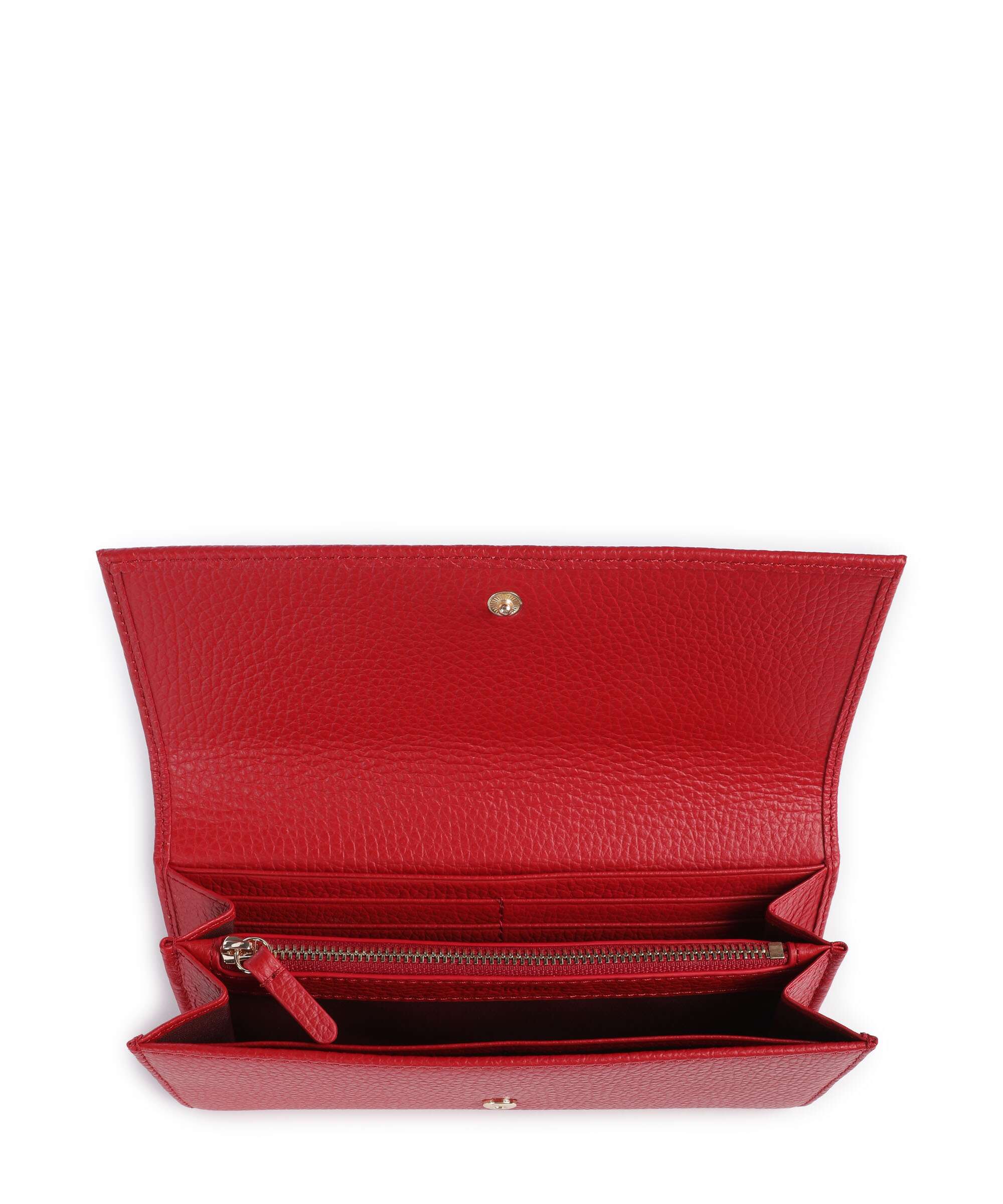 Coccinelle Metallic Soft RFID Wallet scarlet