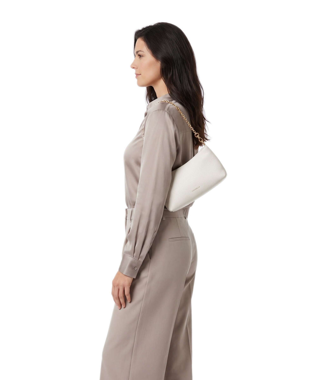 Coccinelle Aura Shoulder bag pearl