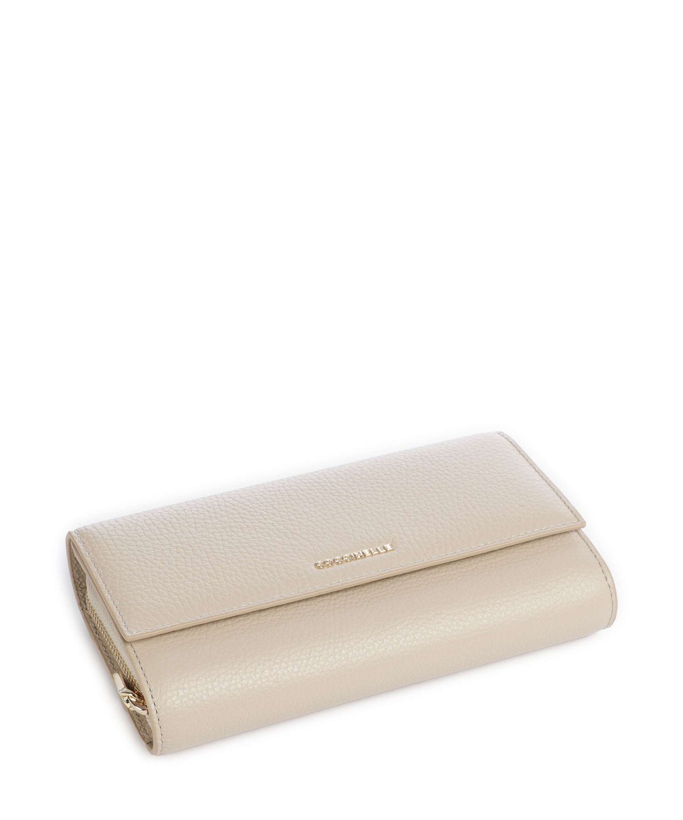 Coccinelle Metallic Soft RFID Wallet sandshell