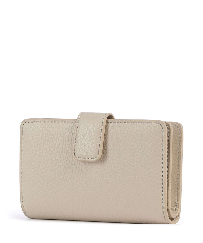 Coccinelle Metallic Soft Wallet sandshell