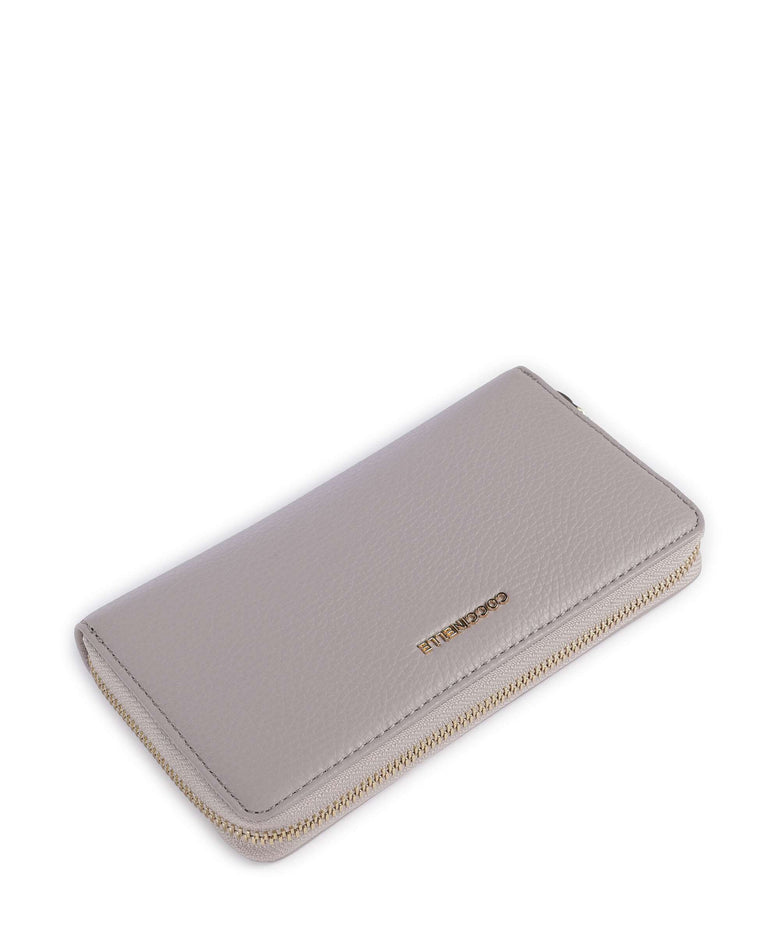 Coccinelle Metallic Soft Wallet oyster