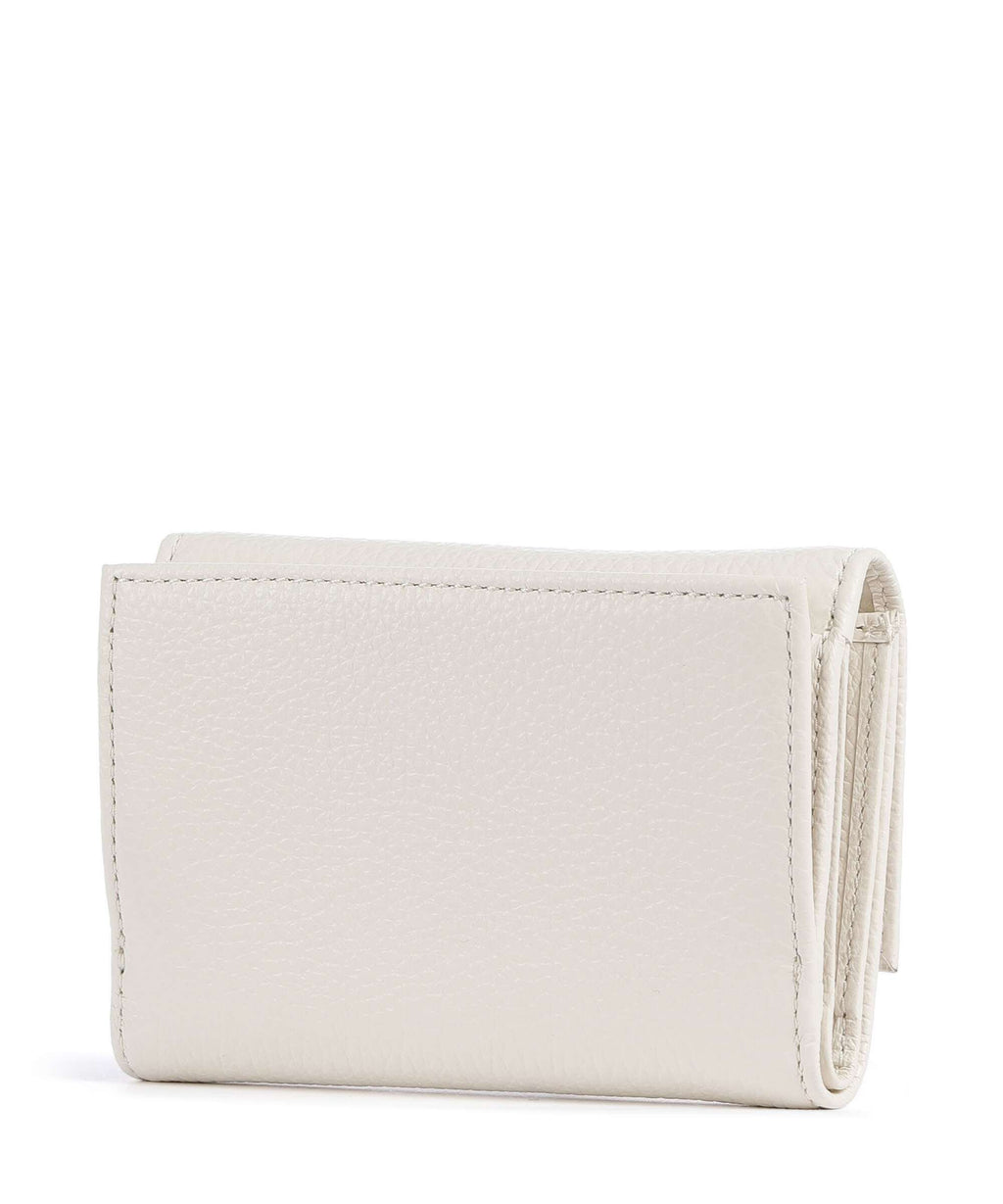 Coccinelle Metallic Soft RFID Wallet pearl