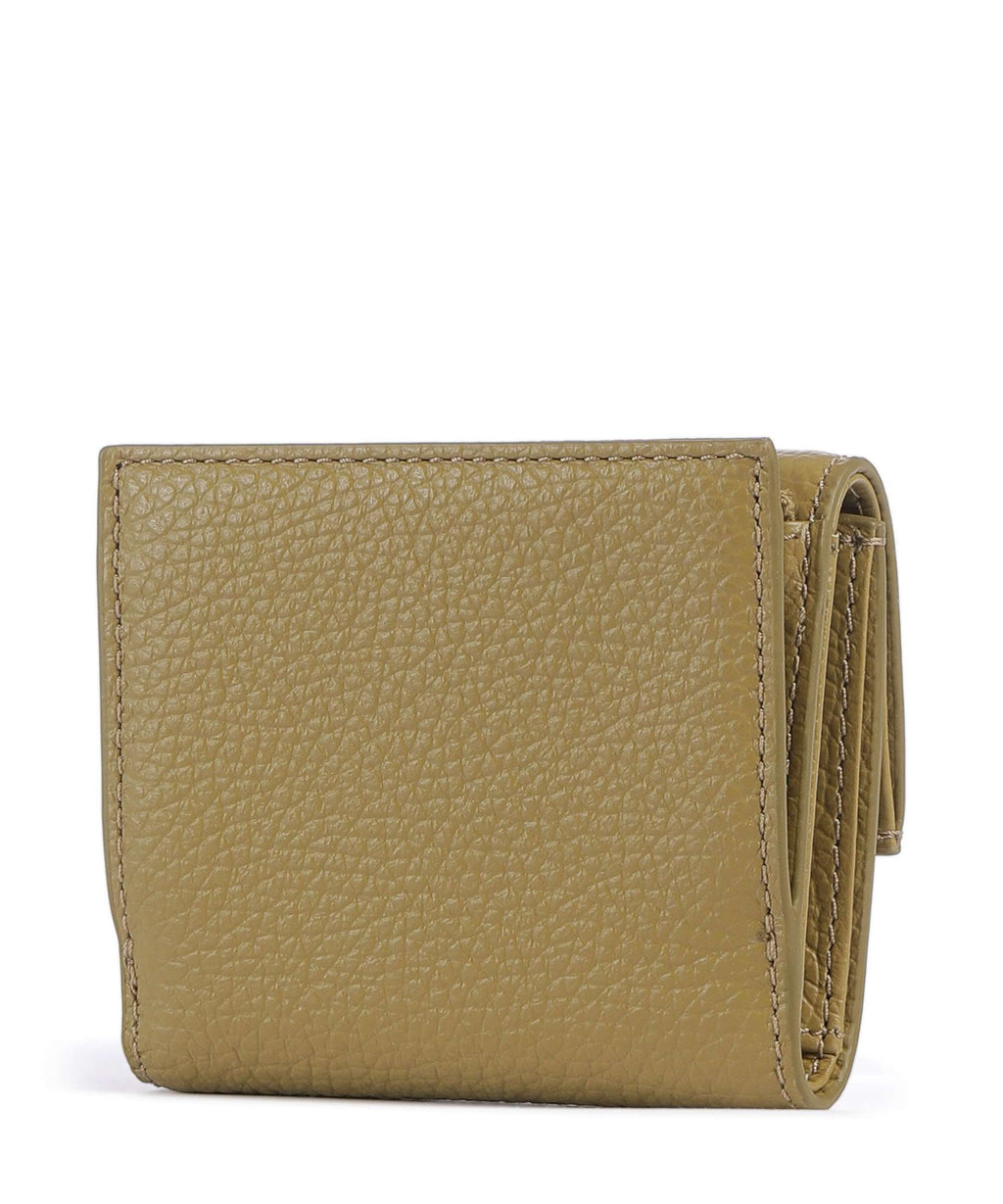 Coccinelle Metallic Soft Wallet seagrass