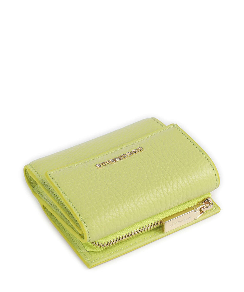 Coccinelle Metallic Soft RFID Wallet green glow