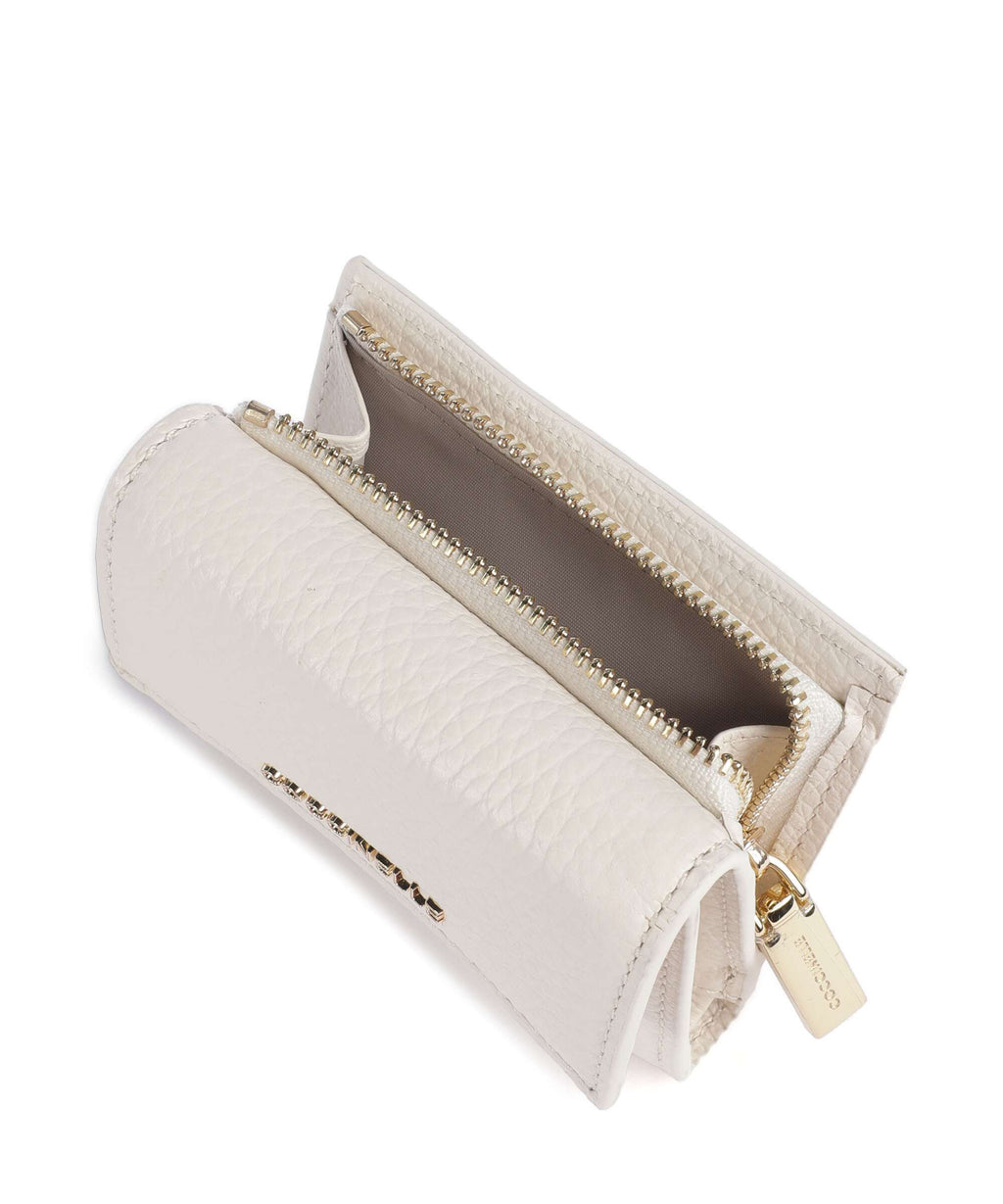 Coccinelle Metallic Soft Wallet pearl