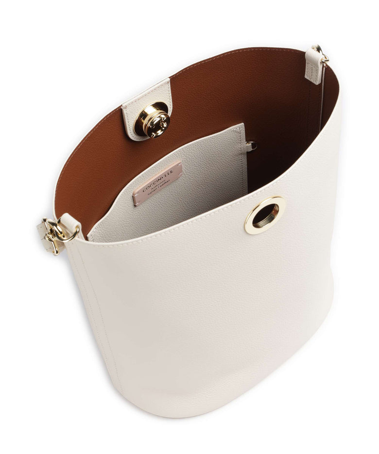 Coccinelle Nikla Bucket bag pearl/cognac