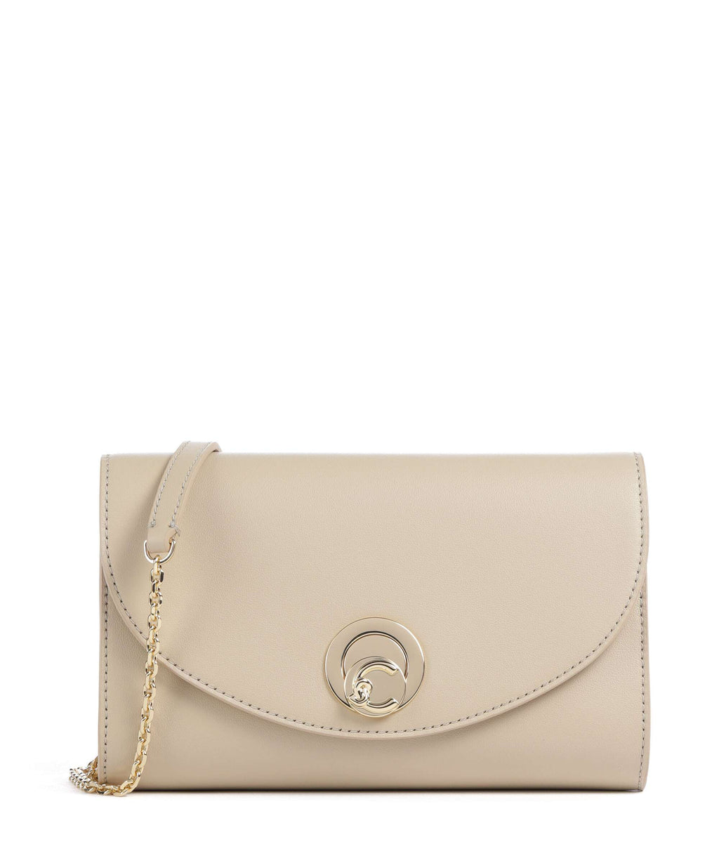 Coccinelle Nikla Smooth Crossbody bag sandshell