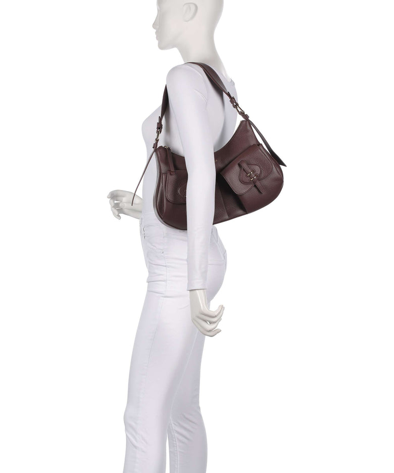 Coccinelle Mavery Pocket Hobo bag berry