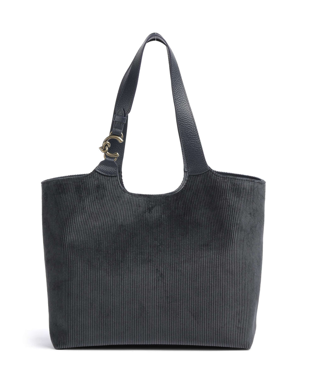 Coccinelle C-Easy Corduroy Tote bag midnight blue