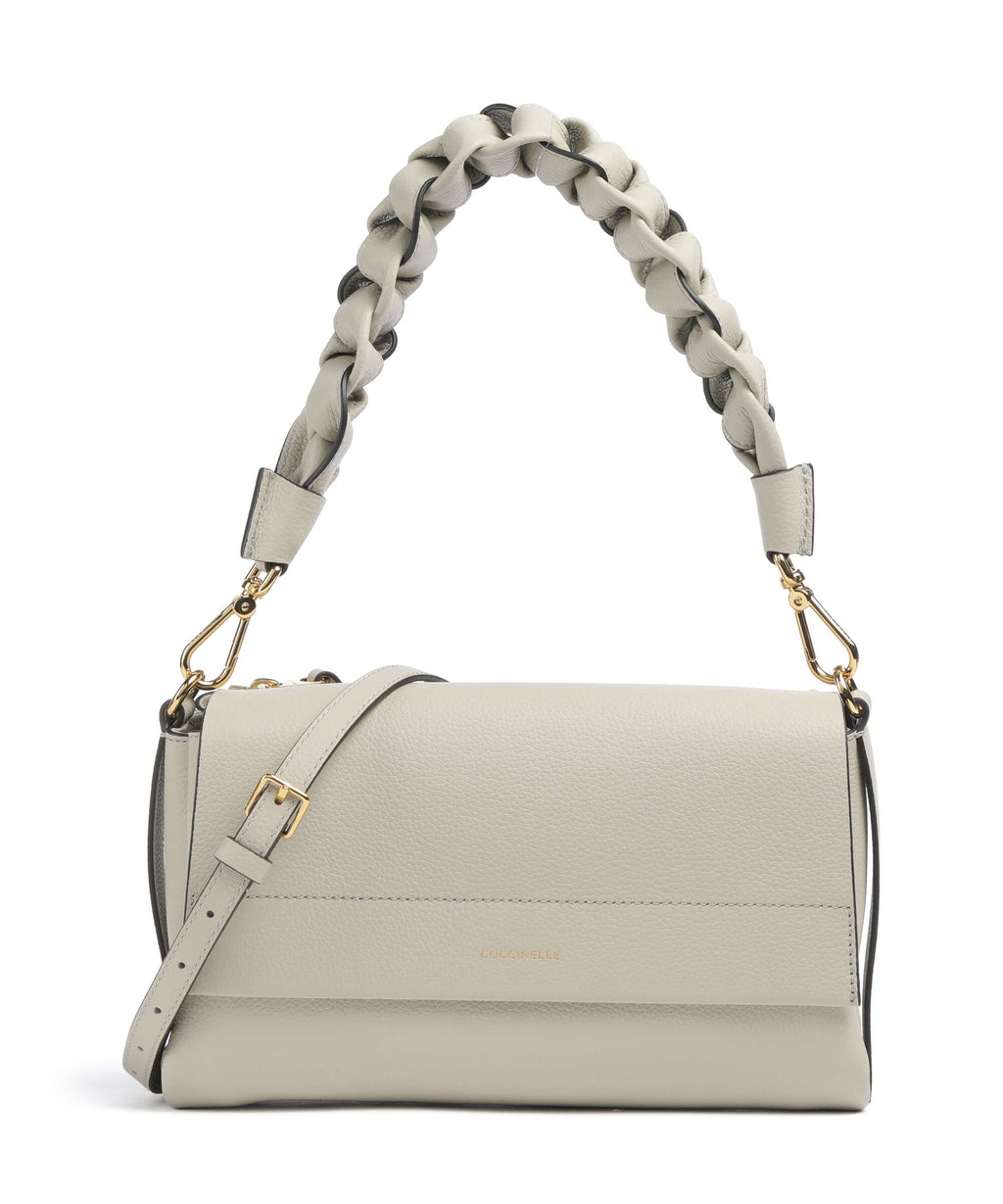 Coccinelle Boheme Grana Double Shoulder bag eucalipto/fango