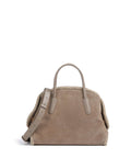 Coccinelle Tylde Suede Eco Handbag warm taupe