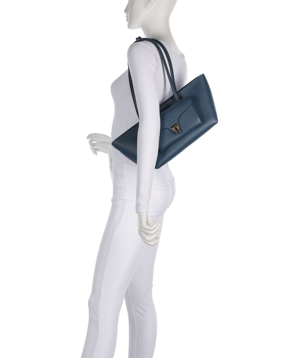 Coccinelle Beat Double Shoulder bag deep blue