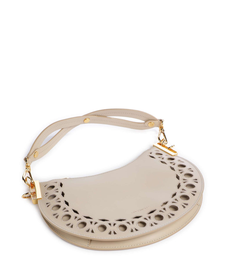Coccinelle Sunup Monogram Sangallo Shoulder bag sandshell