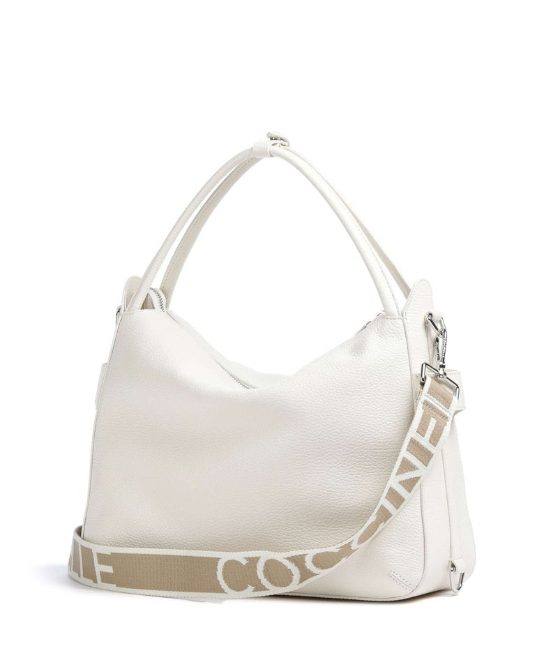 Coccinelle Gretel Ribbon Hobo bag pearl