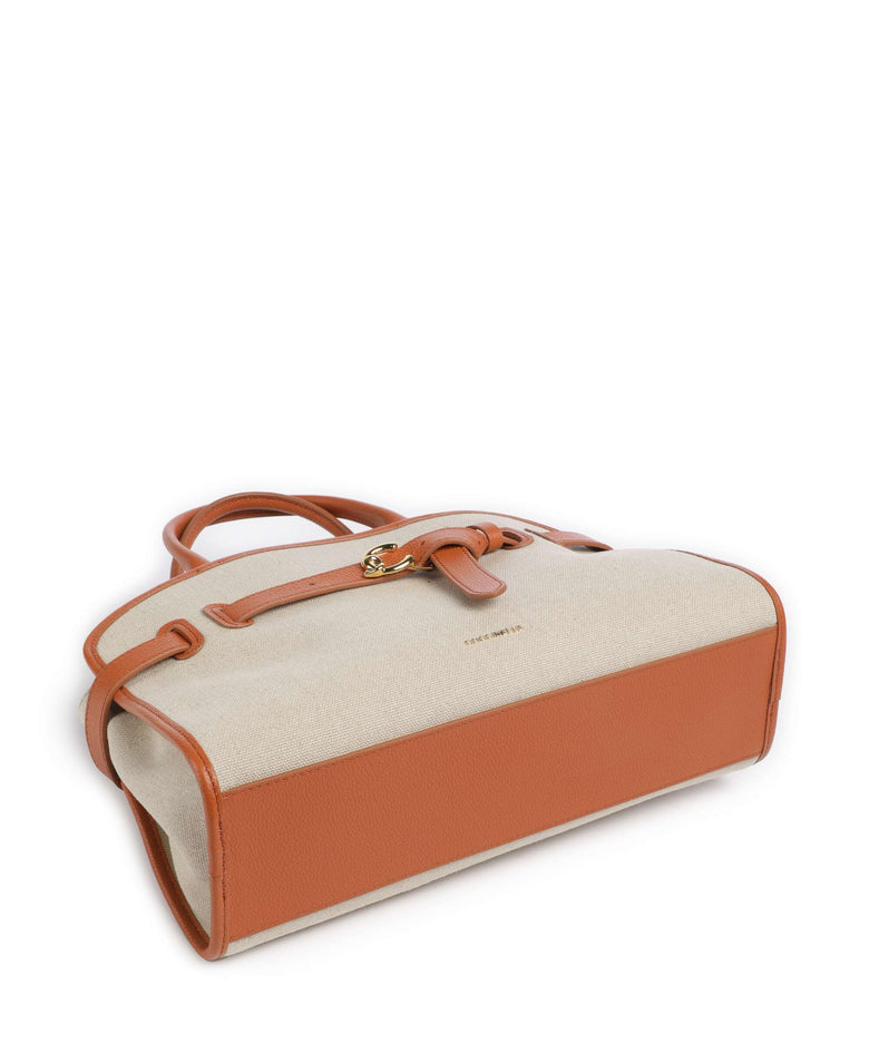Coccinelle Sabine Canvas Handbag natural/crab