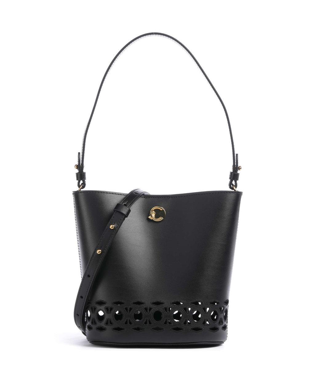 Coccinelle Nikla Monogram Sangallo Bucket bag noir
