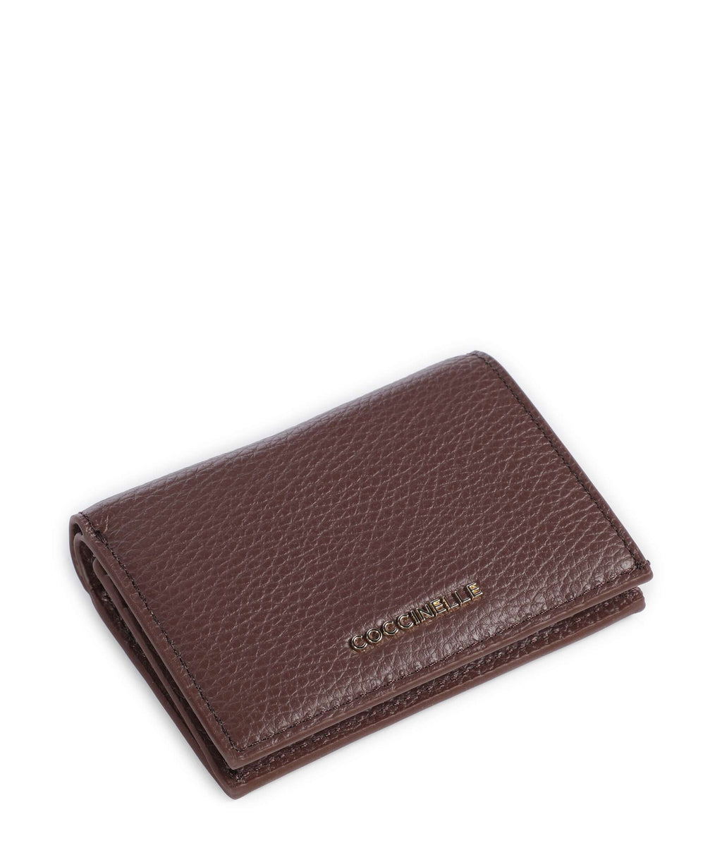 Coccinelle Metallic Soft Wallet berry
