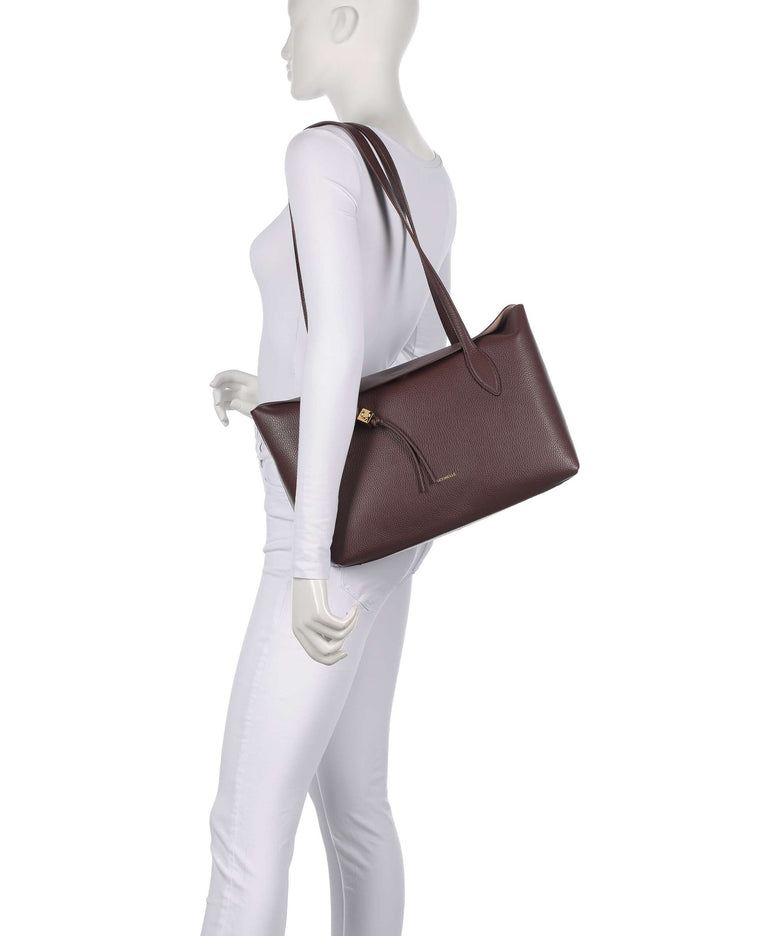 Coccinelle Thess Tote bag berry