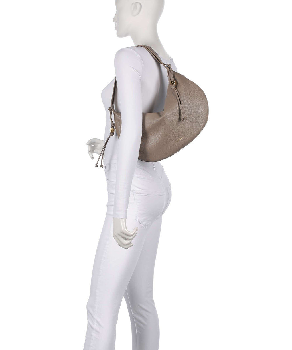 Coccinelle Thess Hobo bag warm taupe