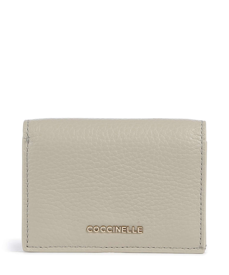 Coccinelle Metallic Soft Wallet eucalipto