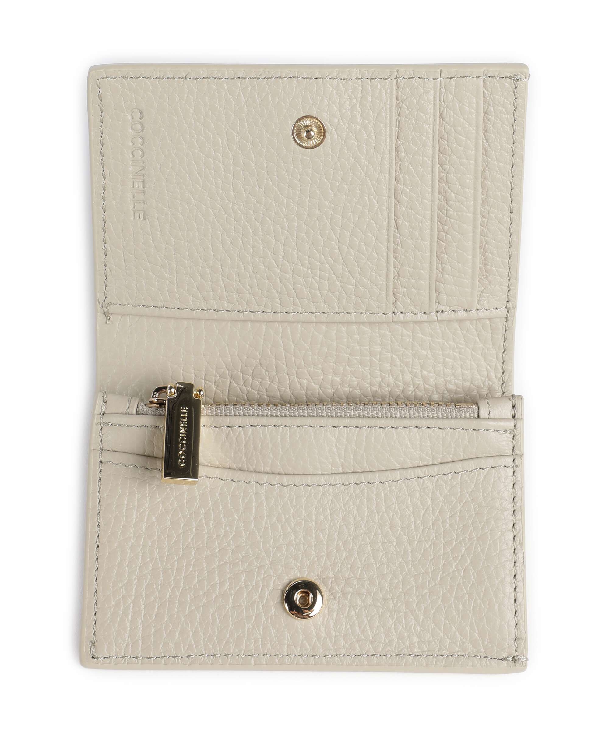 Coccinelle Metallic Soft Wallet eucalipto