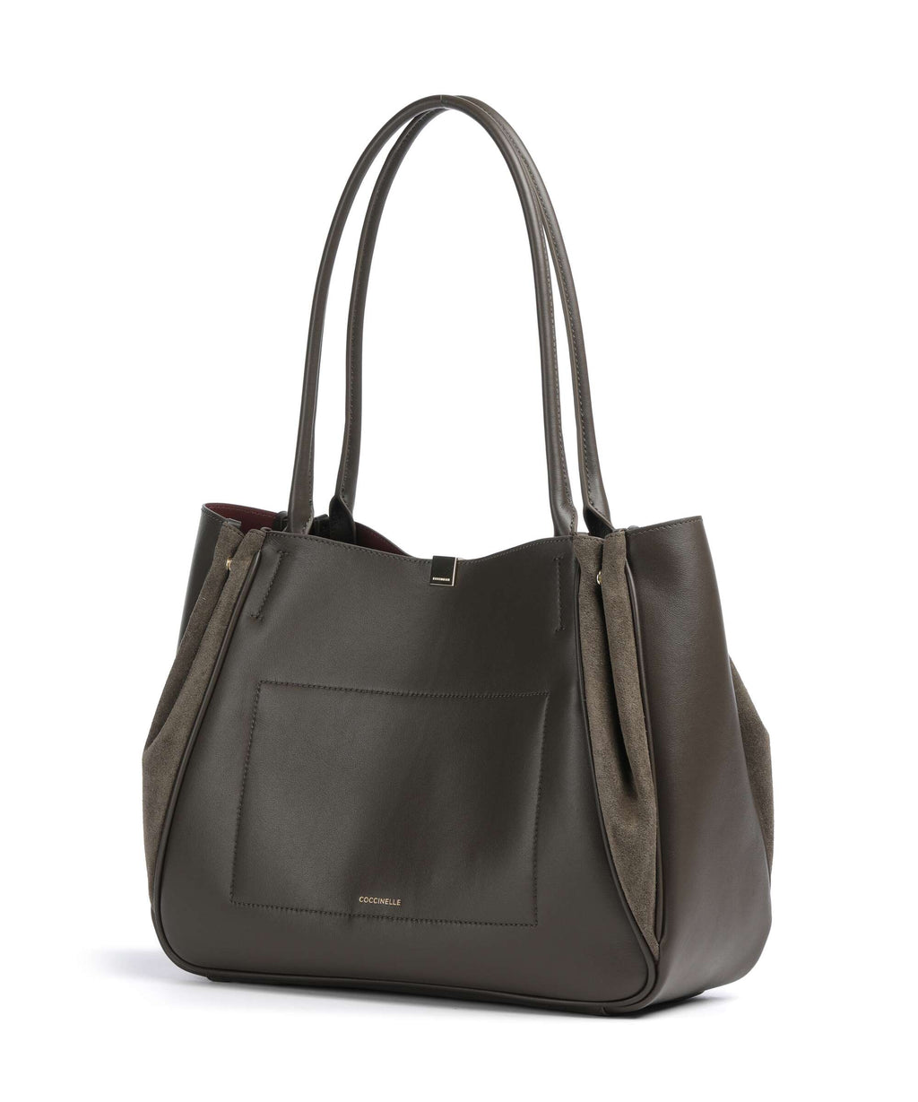 Coccinelle Pansy Tote bag fango