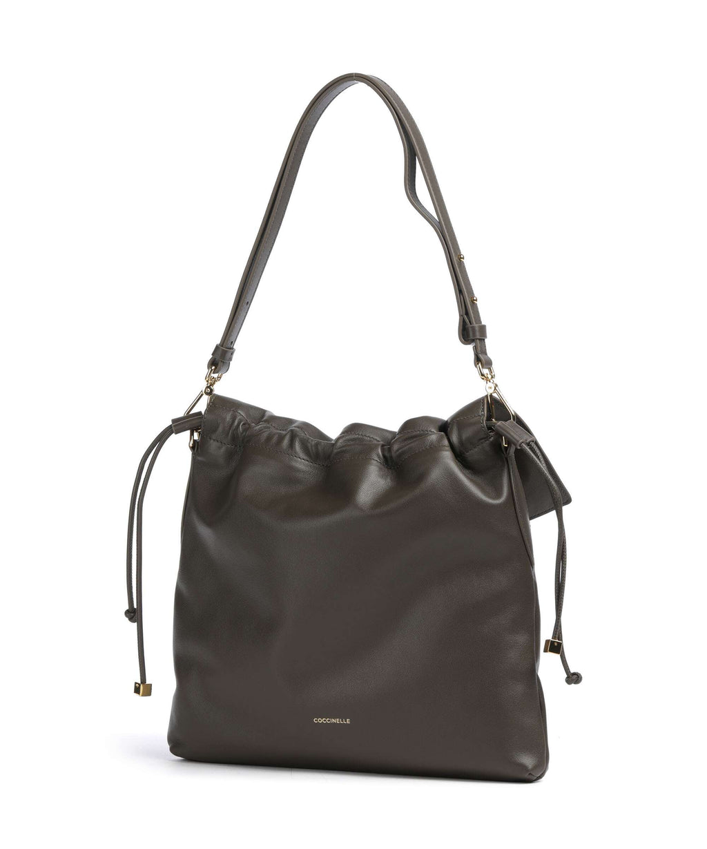 Coccinelle Lidia Hobo bag fango