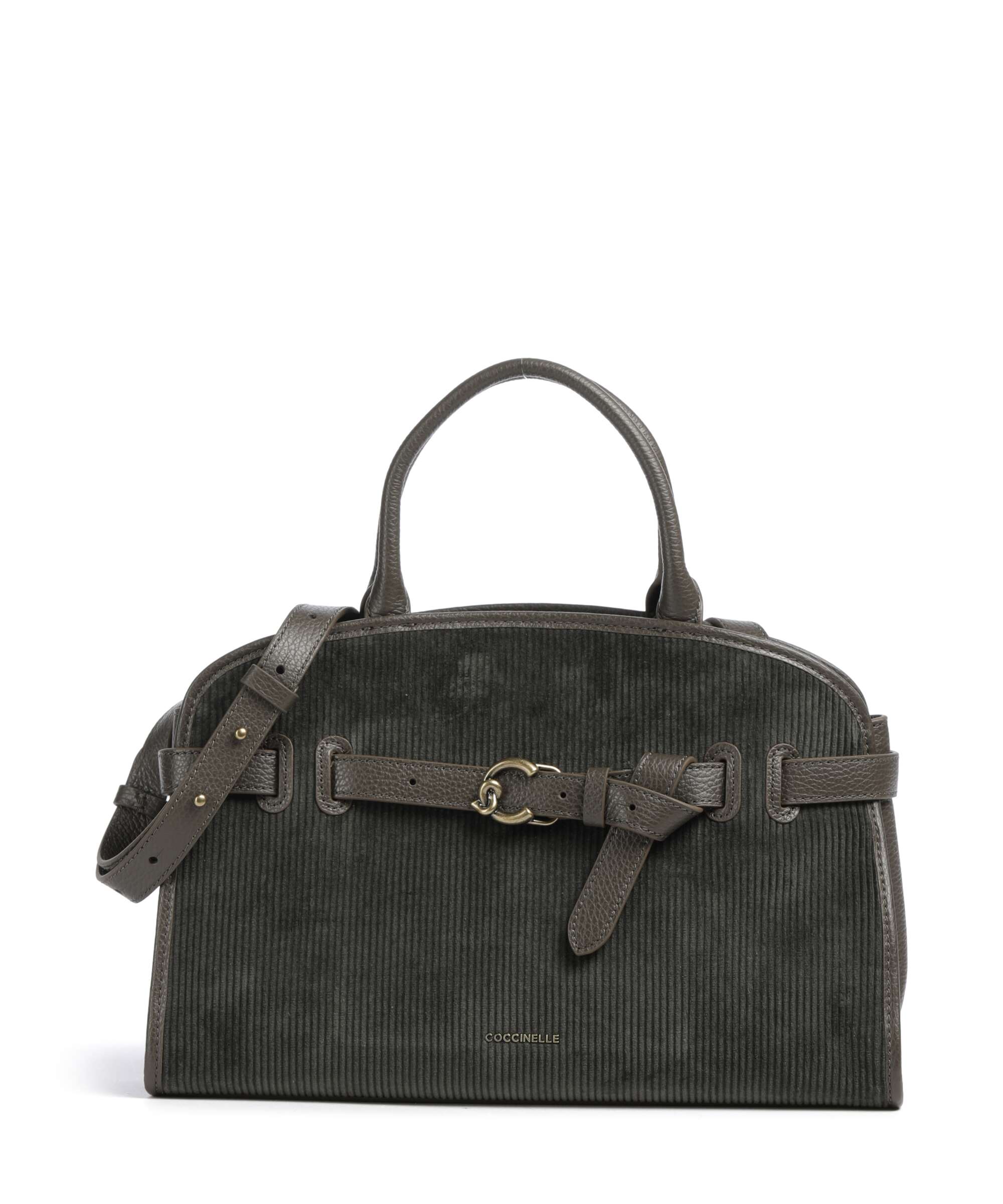 Coccinelle Sabine Corduroy Handbag fango